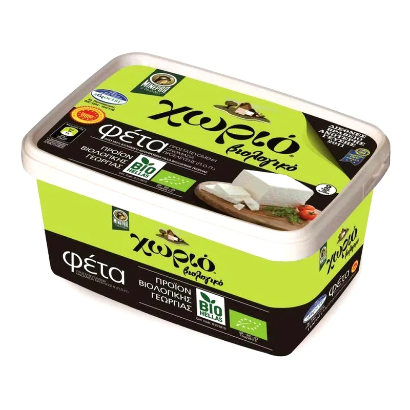 ΧΩΡΙΟ Τυρί Φέτα Βιολογική ΠΟΠ Σε Άλμη 350gr