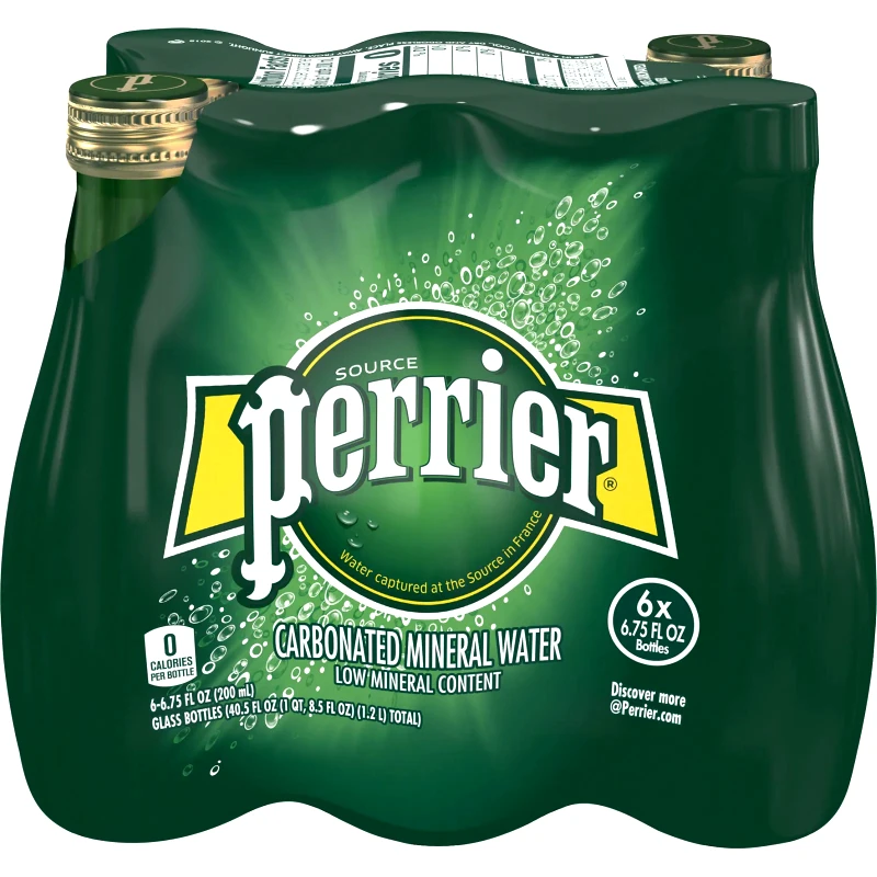 PERRIER Νερό Φυσικό Μεταλλικό Ανθρακούχο 6x200ml