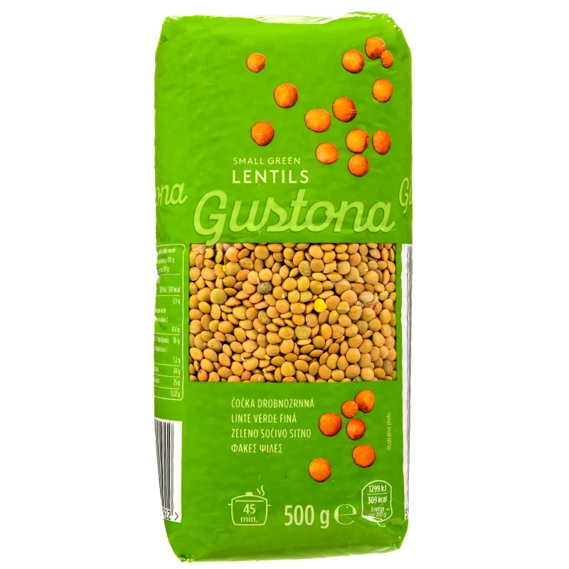 GUSTONA Φακές Ψιλές Εισαγωγής 500g