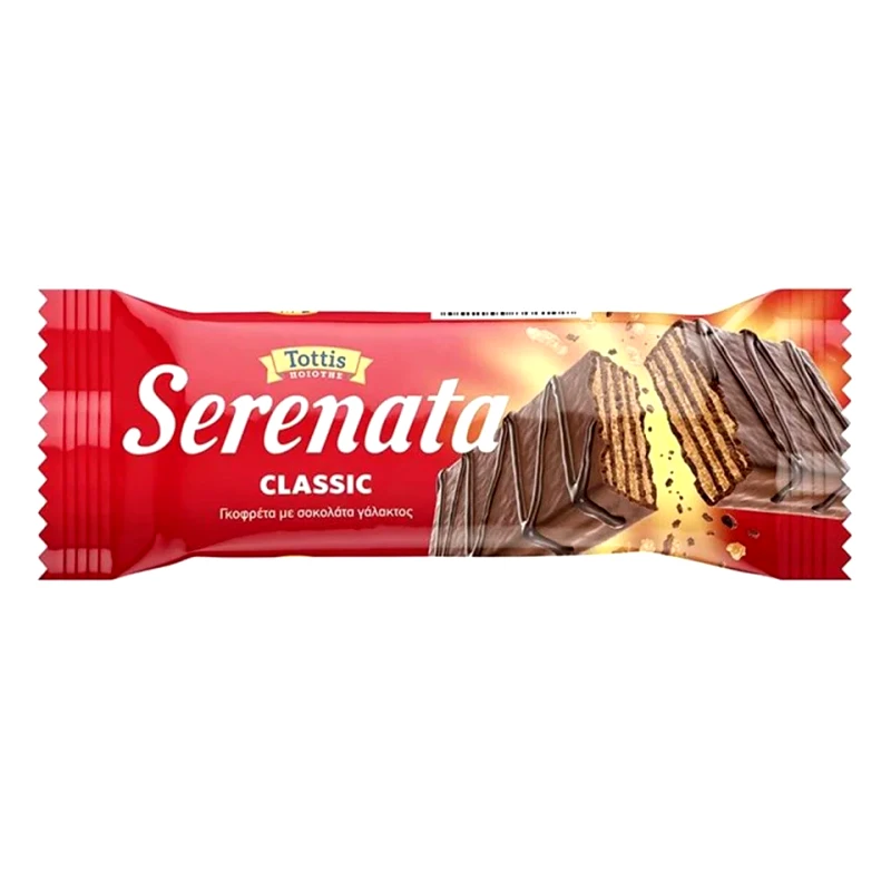 SERENATA Γκοφρέτα Σοκολάτα Γάλακτος 33gr