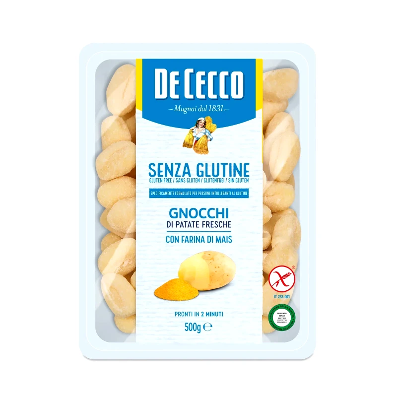 DE CECCO Gnocchi Πατάτας Χωρίς Γλουτένη 500g