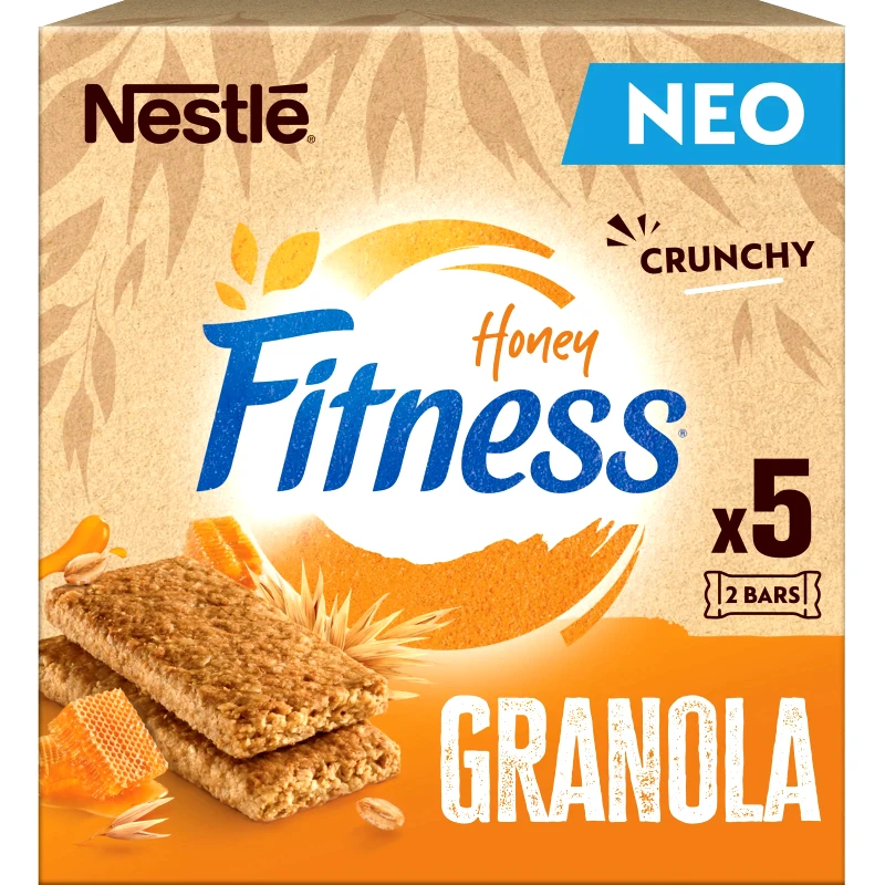 FITNESS Μπάρες Δημητριακών Granola Μέλι 5x38g