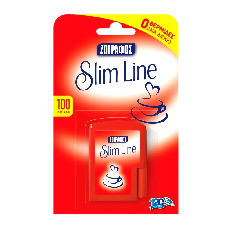 ΖΩΓΡΑΦΟΣ Γλυκαντικό Slim Line 100 Δισκία 5.5g