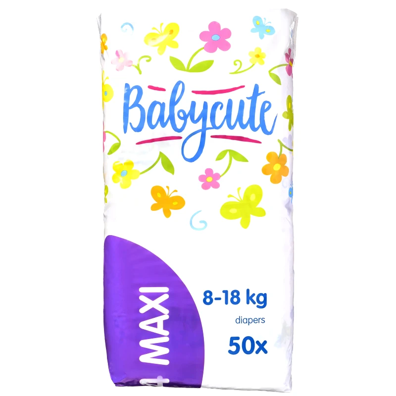 BABYCUTE Πάνες Μωρού Νο4 Maxi 50 Τεμάχια