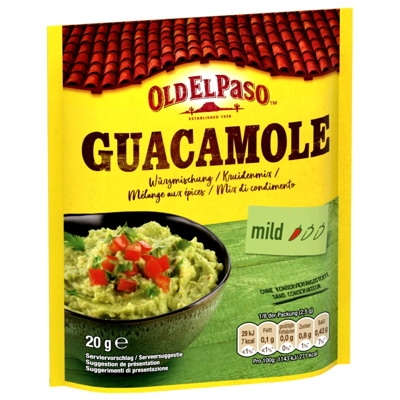 OLD EL PASO Μείγμα Καρυκευμάτων Guacamole Mix 20g