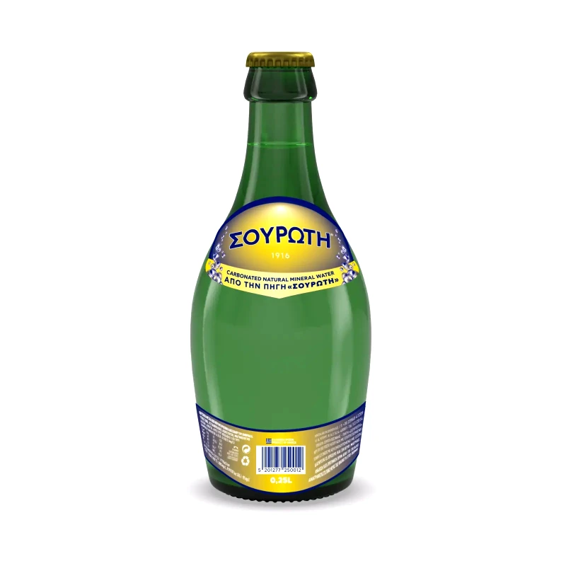 ΣΟΥΡΩΤΗ Νερό Ανθρακούχο Φιάλη 250ml