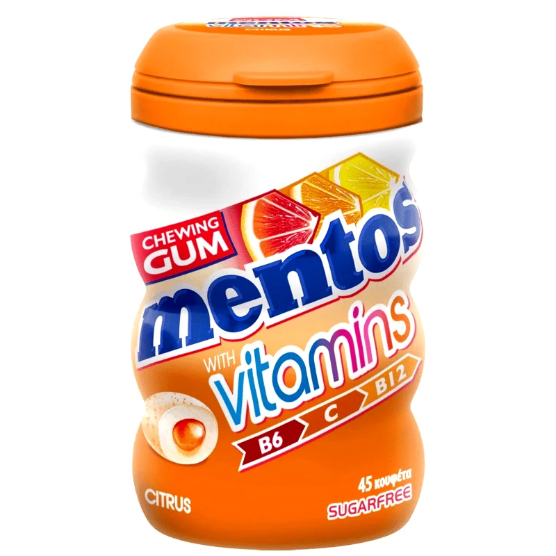 MENTOS Τσίχλες Vitamins 90g