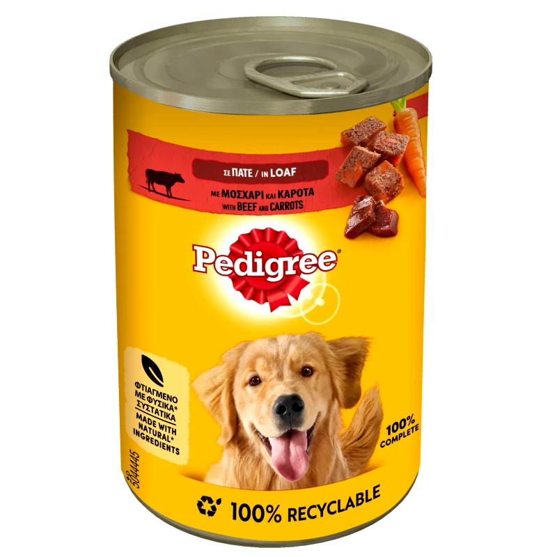 PEDIGREE Σκυλοτροφή Σε Κονσέρβα Μοσχάρι 400 gr