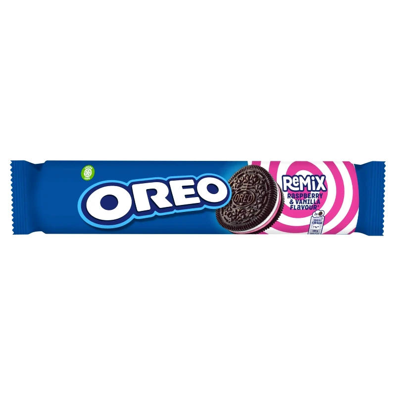 OREO Μπισκότα Γεμιστά Remix Βανίλια Βατόμουρο 157g