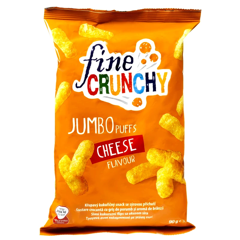 FINE CRUNCHY Τυρογαριδάκια Jumbo 90g