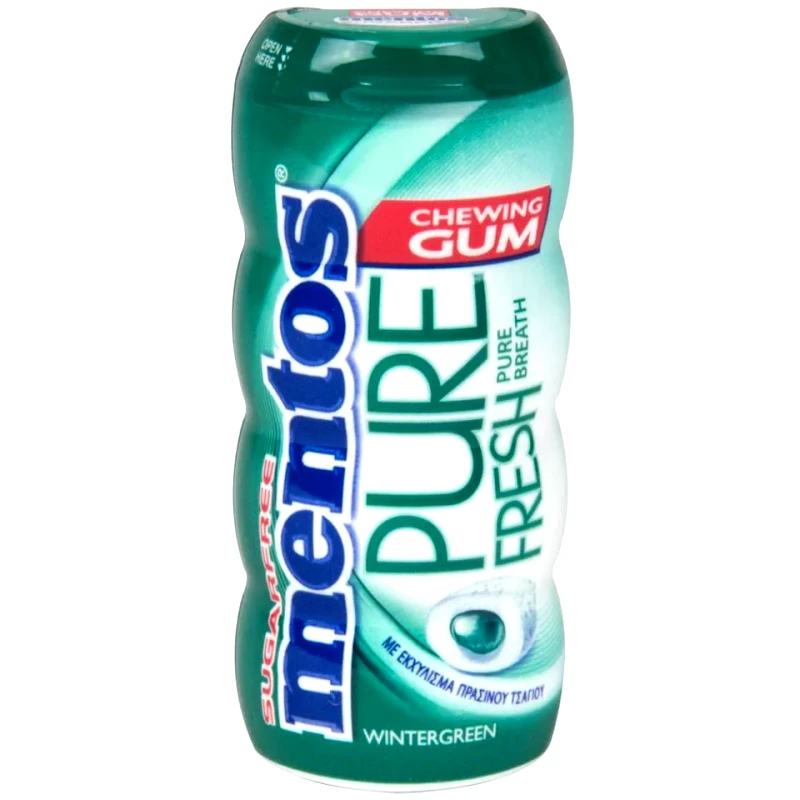 MENTOS Τσίχλες Pure Fresh Δυόσμος 28g