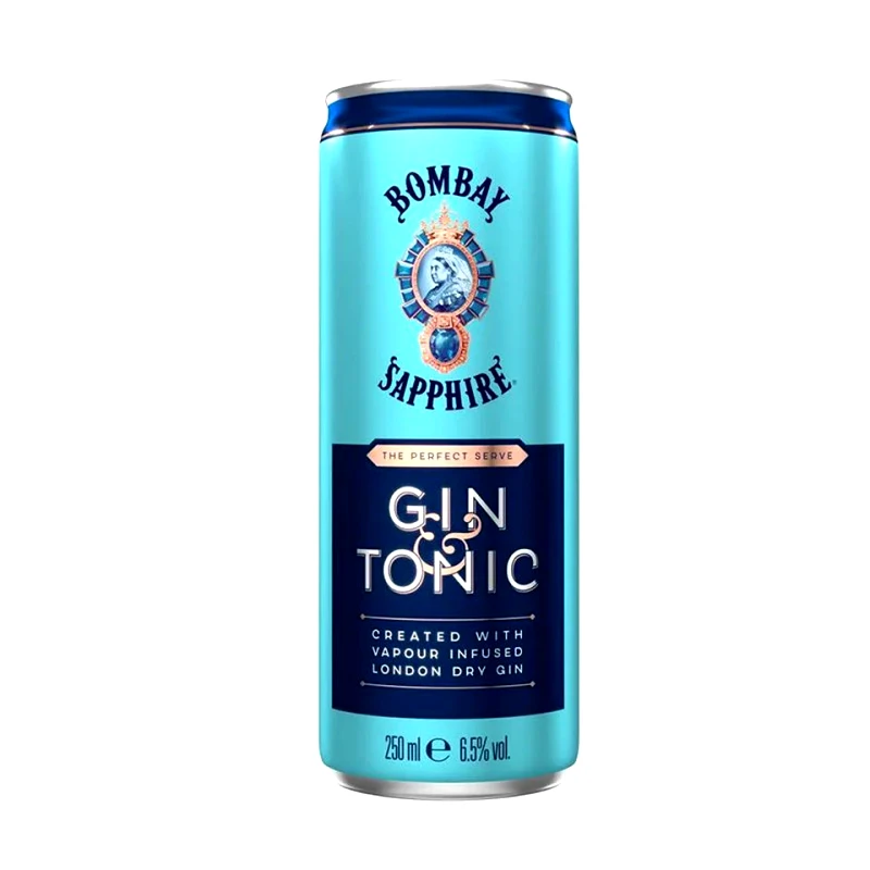BOMBAY Αλκοολούχο Ποτό Sapphire Gin & Tonic 250ml