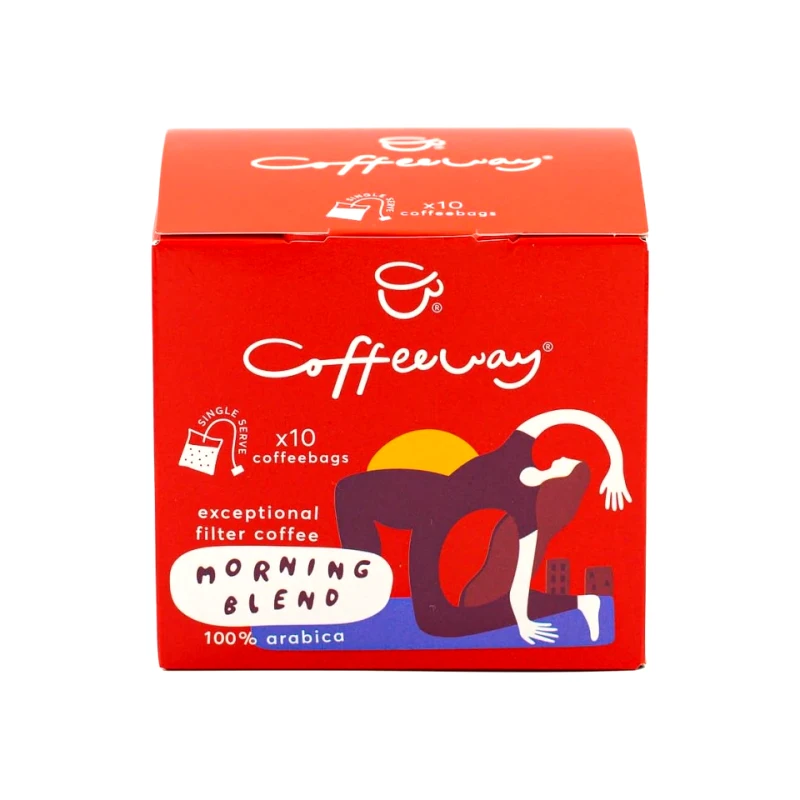 COFFEE WAY Καφές Φίλτρου Morning Blend Μερίδες 10x7.5g