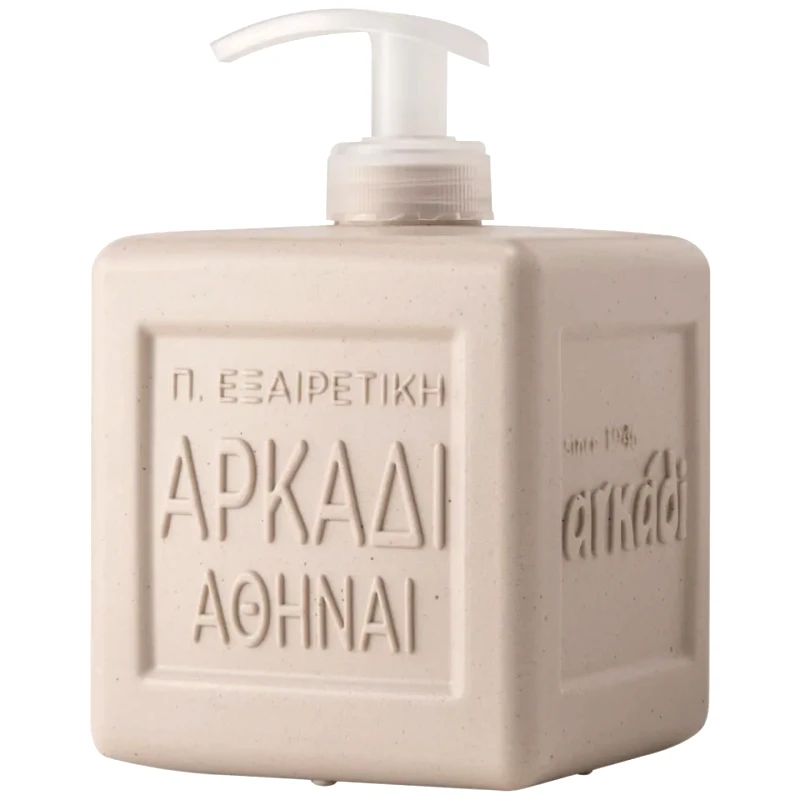 ΑΡΚΑΔΙ Υγρό Λευκό Σαπούνι Χεριών Ενυδατικό Αντλία 500ml