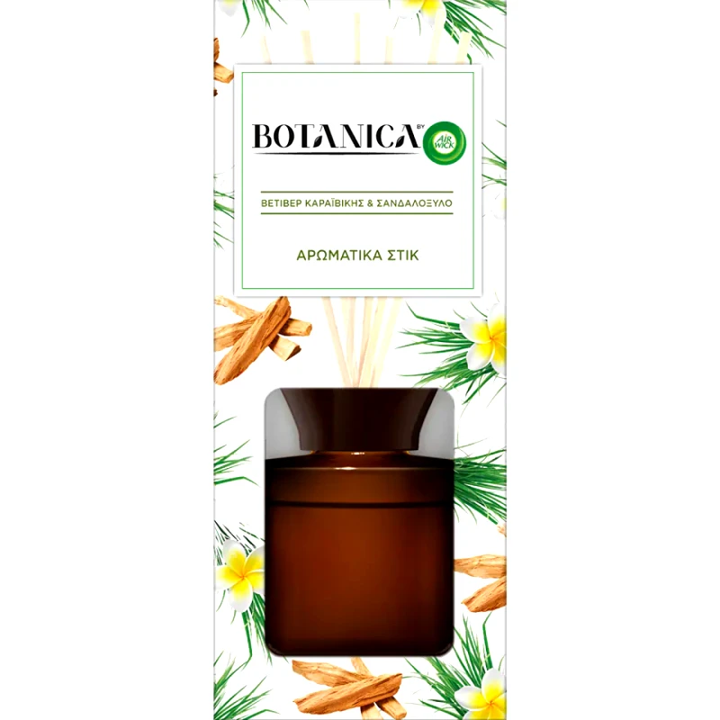 AIRWICK Αρωματικό Χώρου Στικ Βέτιβερ & Σανδαλόξυλο 80ml