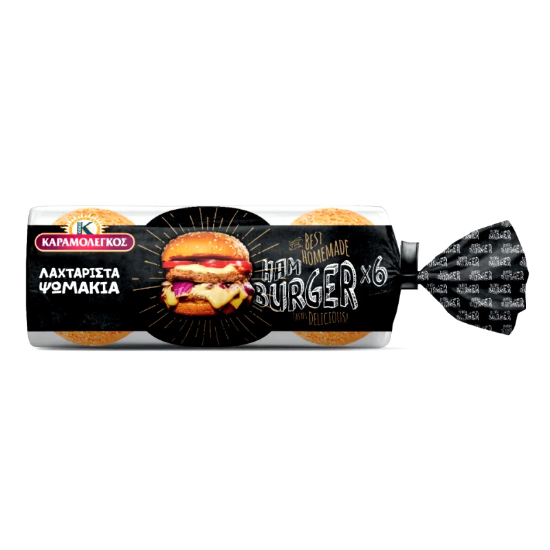 ΚΑΡΑΜΟΛΕΓΚΟΣ Ψωμάκια Hamburger 480g