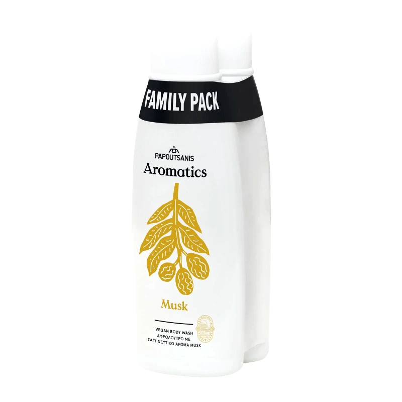 AROMATICS Αφρόλουτρο Musk 2x650ml