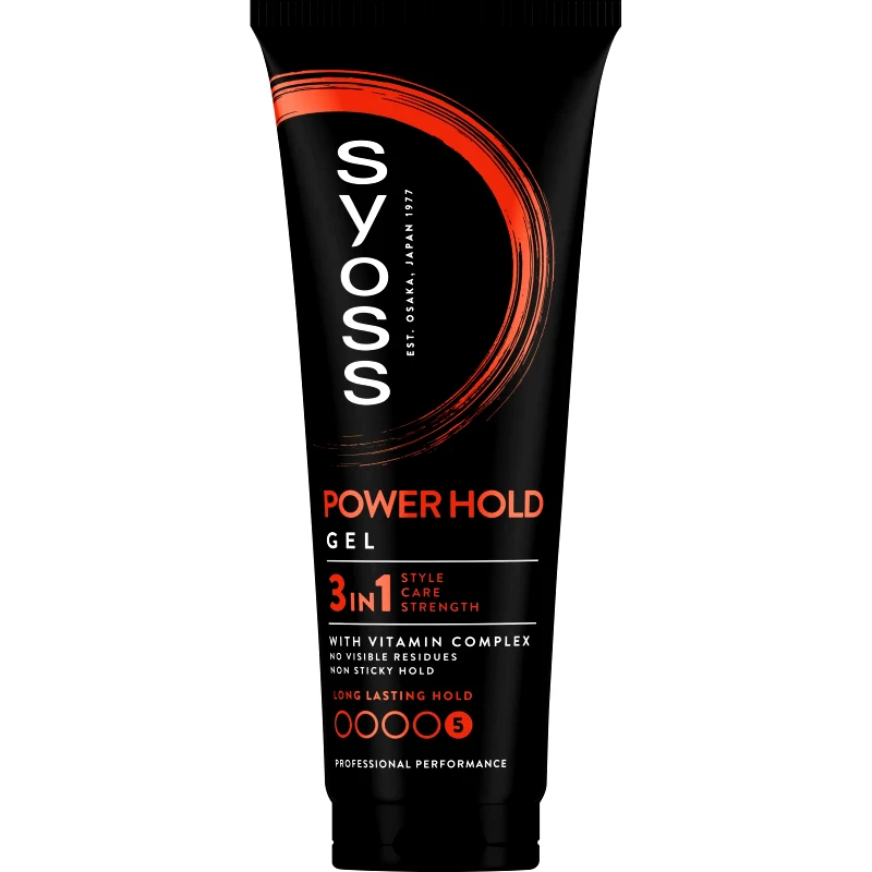 SYOSS Gel Χτενίσματος Power Hold 250 ml