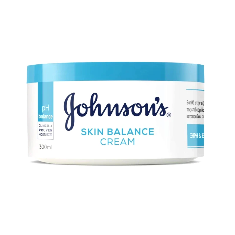 JOHNSON Ενυδατική Σώματος και Προσώπου Skin Balance Cream 300ml