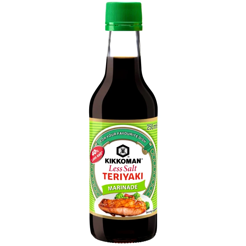 KIKKOMAN Σάλτσα Teriyaki 40% Λιγότερο Αλάτι 250ml