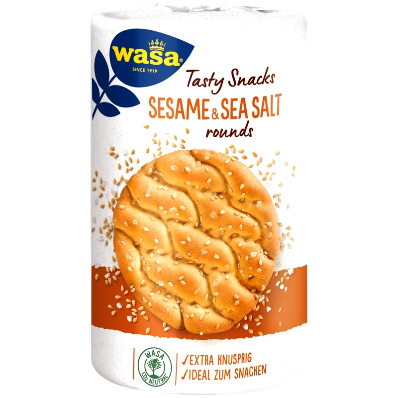 WASA Κράκερ Σουσάμι και Θαλασσινό Αλάτι 235g