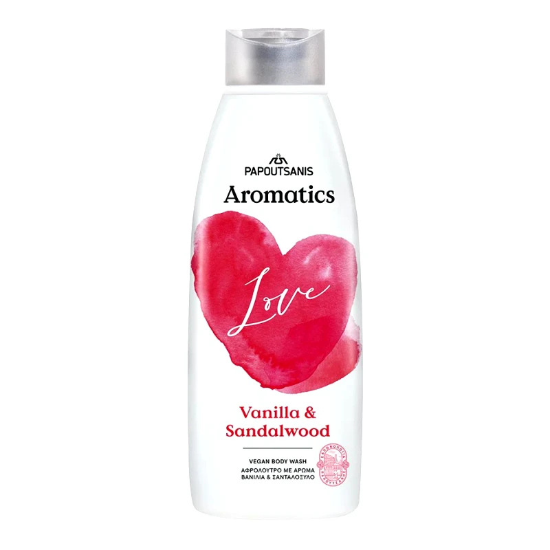 AROMATICS Αφρόλουτρο Love Βανίλια και Σανταλόξυλο 600ml