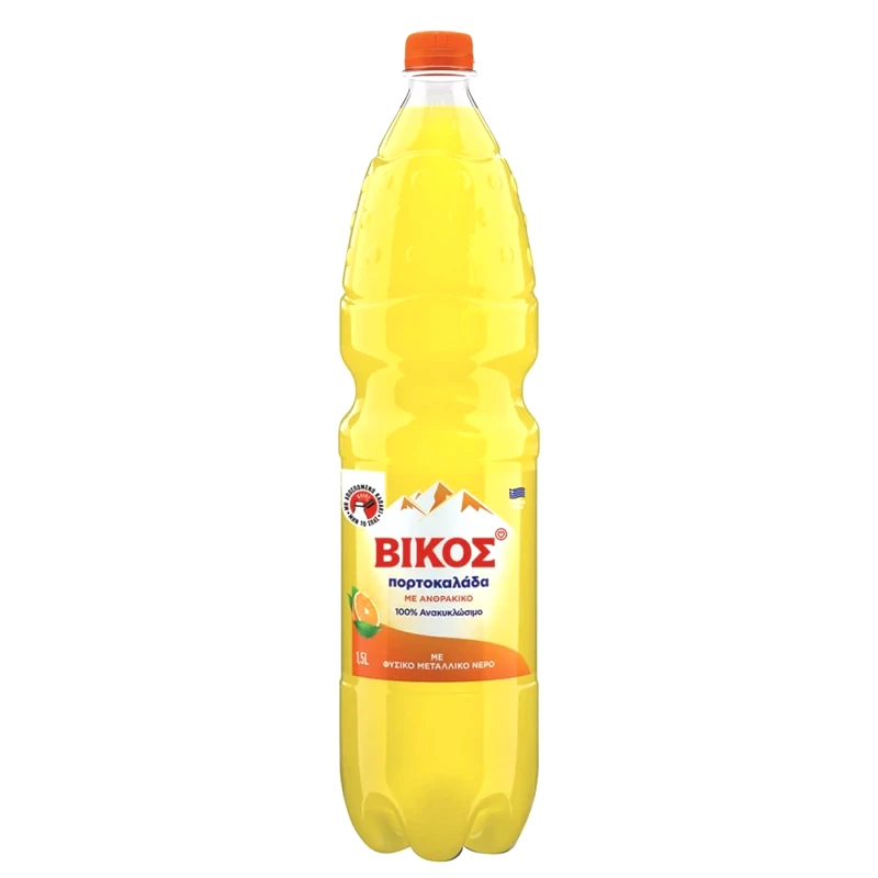 ΒΙΚΟΣ Πορτοκαλάδα με Ανθρακικό Φιάλη 1.5lt
