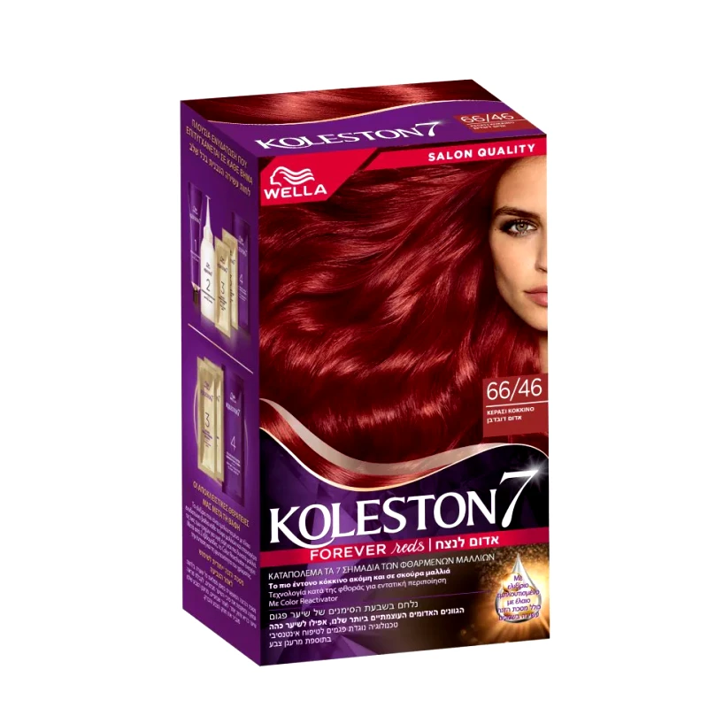 KOLESTON Βαφή 66/46 Κερασί Κόκκινο 1 Τεμάχιο