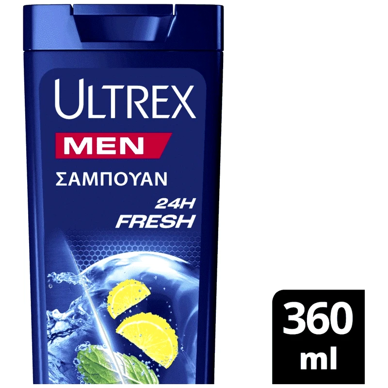 ULTREX Σαμπουάν 24h Fresh 360ml