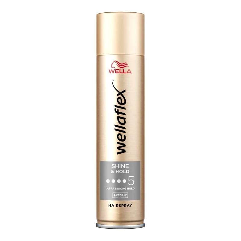 WELLAFLEX Λακ Μαλλιών Shine & Hold Πολύ Δυνατό 250ml