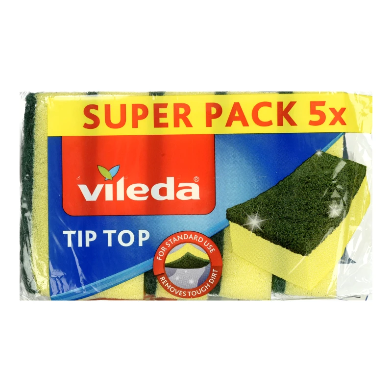 VILEDA Σφουγγαράκια Κουζίνας Tip Top 5 Τεμάχια