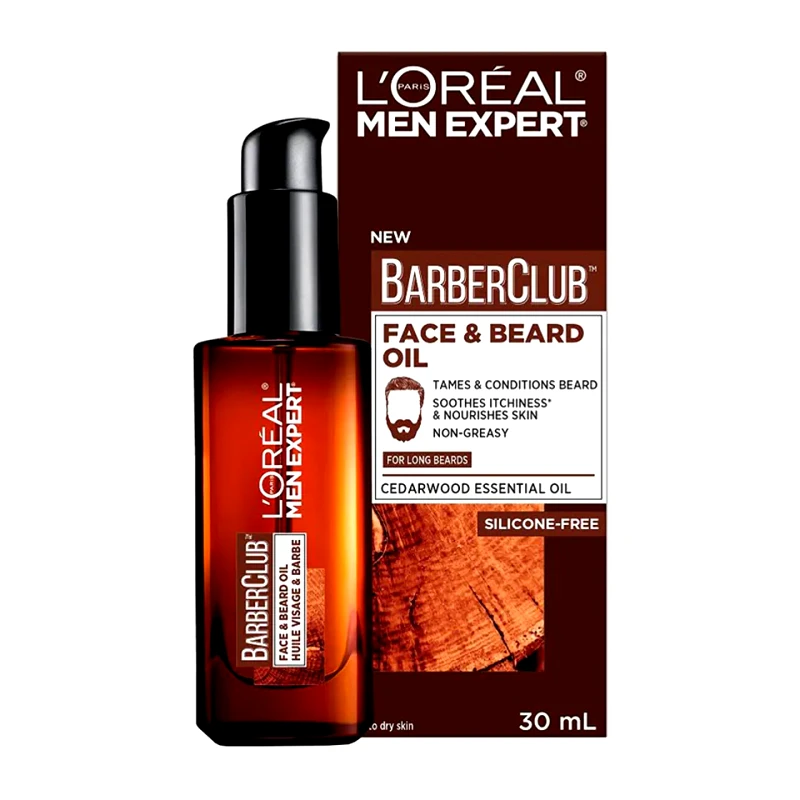 L'OREAL Ενυδατικό Έλαιο Barber Club 2σε1 30ml