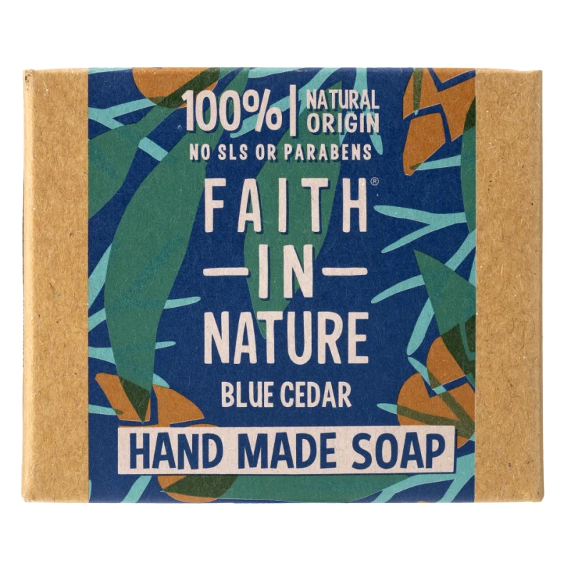 FAITH IN NATURE Σαπούνι Ανδρικό Μπλε Κέδρος 100g