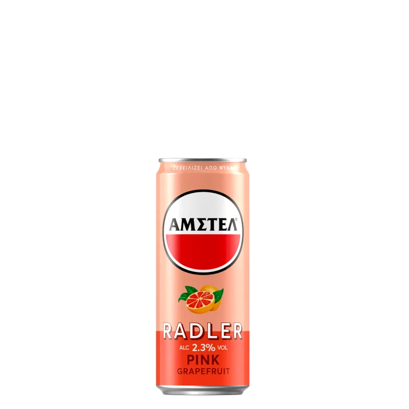 AMSTEL Μπύρα Radler Pink Grapefruit Κουτί 330ml