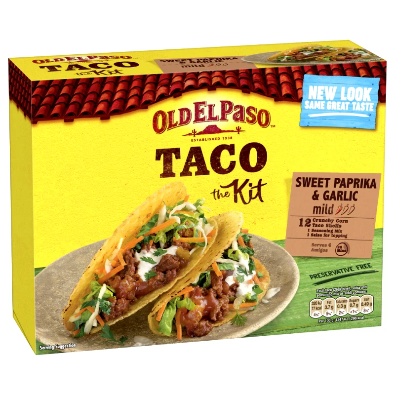 OLD EL PASO Τάκος Kit Sweet Paprika & Garlic 308g