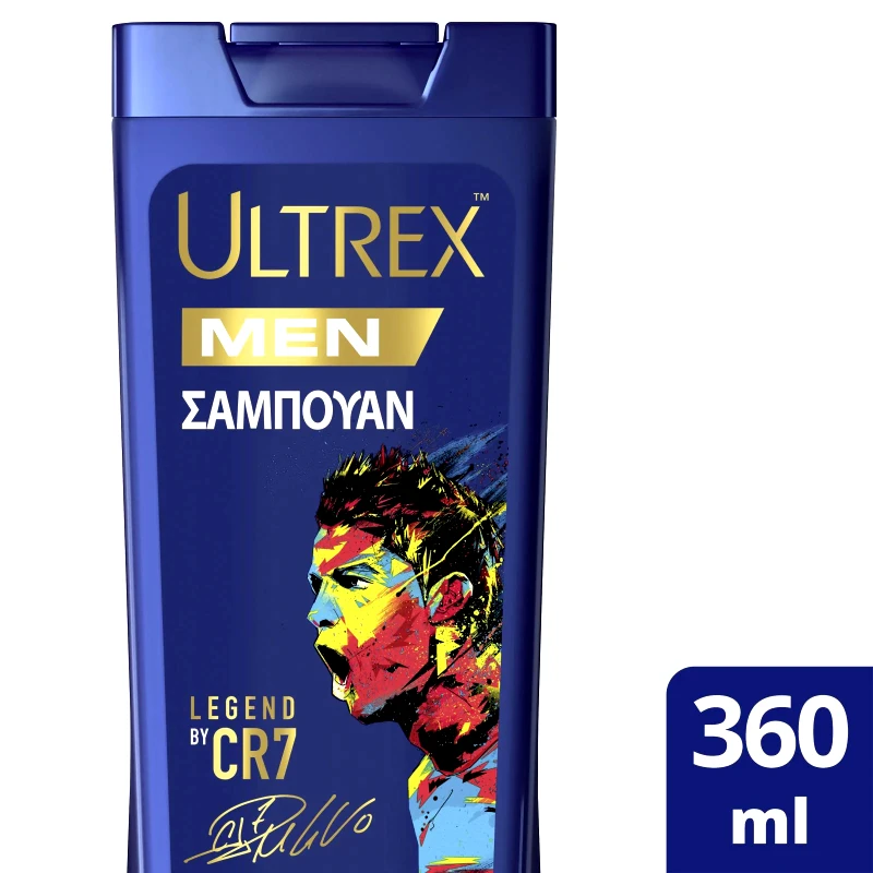 ULTREX Σαμπουάν Legend By CR7 Αντιπιτυριδικό 360ml