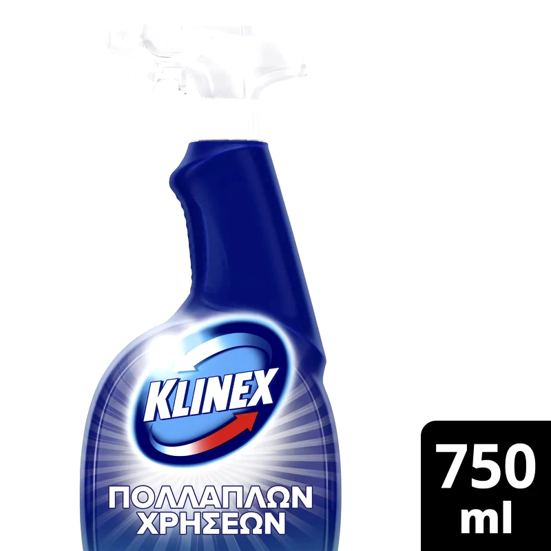 KLINEX Καθαριστικό Spray Χλωρίνη Πολλαπλών Χρήσεων 750ml