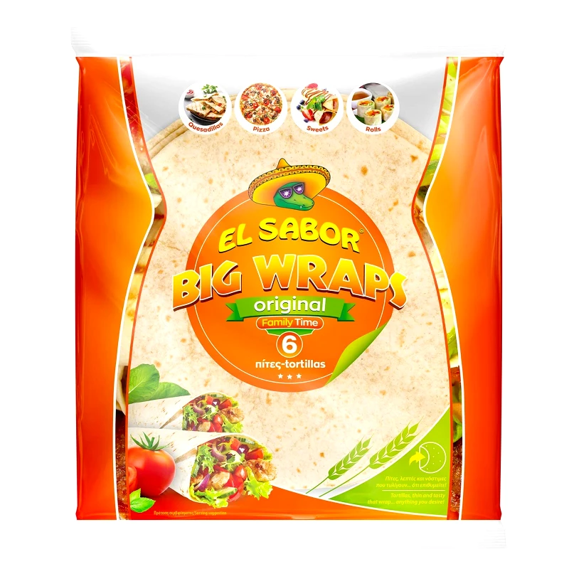 EL SABOR Πίτες Tortillas Big Wraps 370g