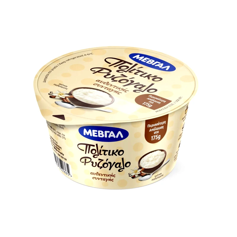 ΜΕΒΓΑΛ Ρυζόγαλο Πολίτικο 175g