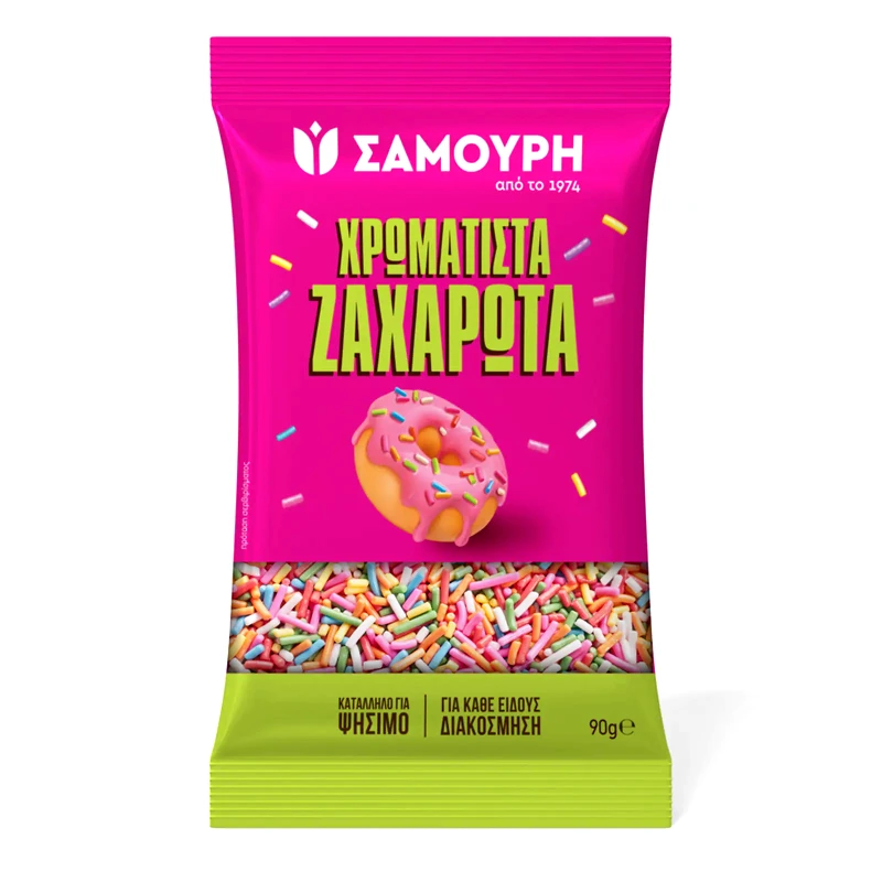 SAMOURI Τρούφα Χρωματιστά Ζαχαρωτά 90g