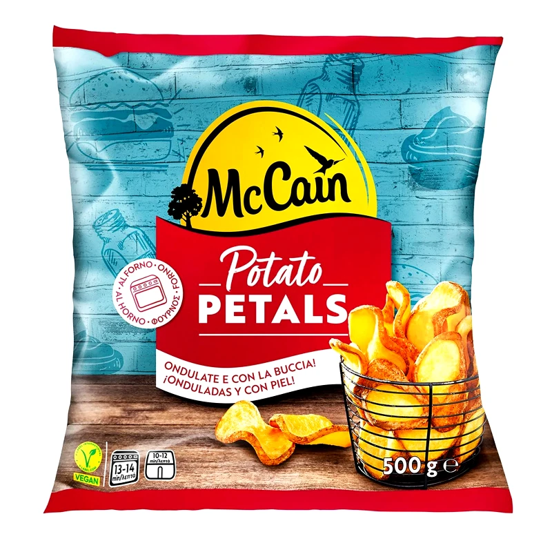 McCAIN Πατάτες Ροδέλα με Φλούδα Κατεψυγμένες 500g