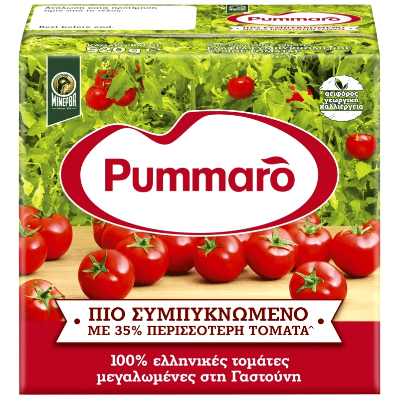 PUMMARO Τομάτα Passata Πιο Συμπυκνωμένη 520 gr