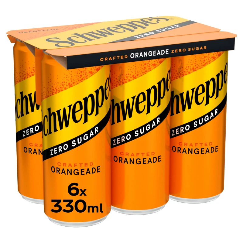 SCHWEPPES Πορτοκαλάδα Κουτί 6x330ml