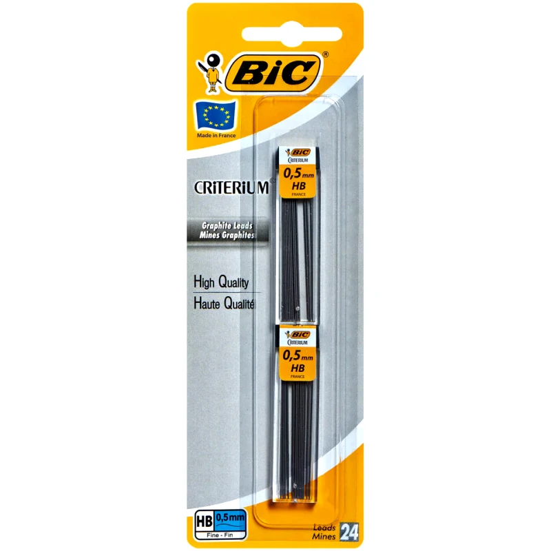 BIC Μύτες Μηχανικού Μολυβιού Criterium 0.5mm 2 Τεμάχια