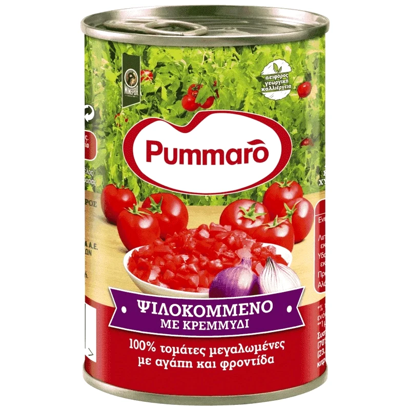 PUMMARO Τομάτα Ψιλοκομμένη Με Κρεμμύδι 400 gr