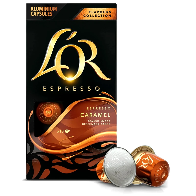 LOR Κάψουλες Καφέ Espresso Καραμέλα 10x5.2g