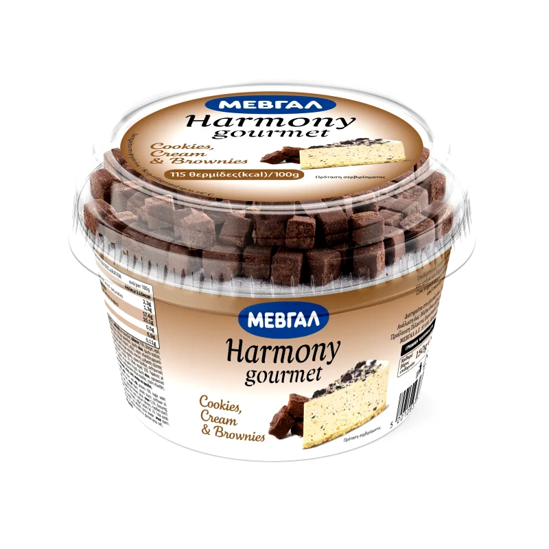 HARMONY Επιδόρπιο Γιαουρτιού Cookies Cream & Brownies 160g