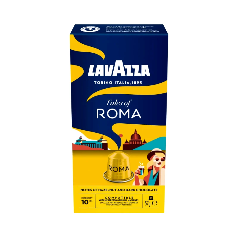LAVAZZA Κάψουλες Καφέ Espresso Roma 10x5.7g