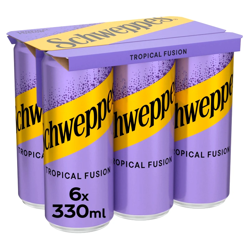 SCHWEPPES Αναψυκτικό Tropical Fusion 6x330ml