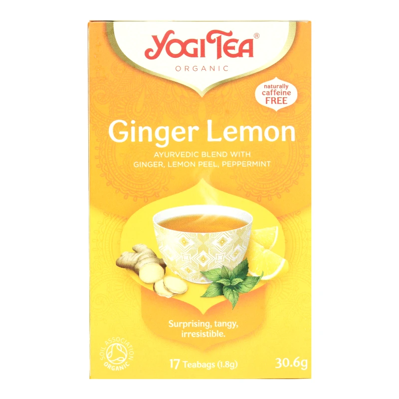 YOGI TEA Αφέψημα Ginger Lemon Bio 17x1.8g
